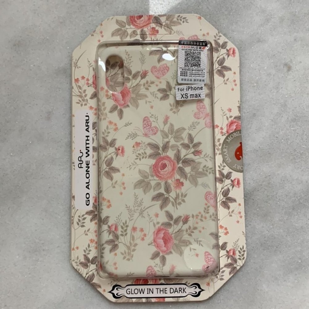 NEW iPhone XS Max tpu gold stamp case